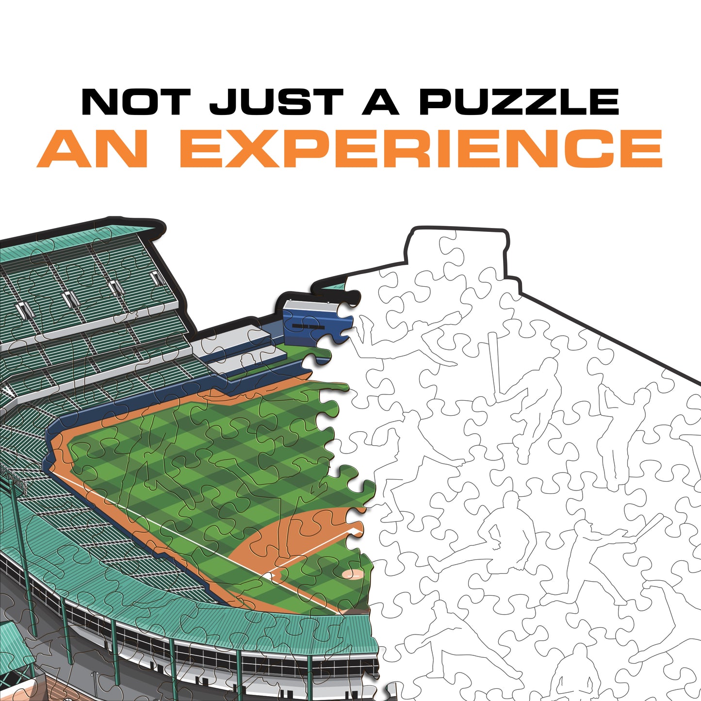 Baltimore Orioles™ Oriole Park Stadium - Wooden Puzzle