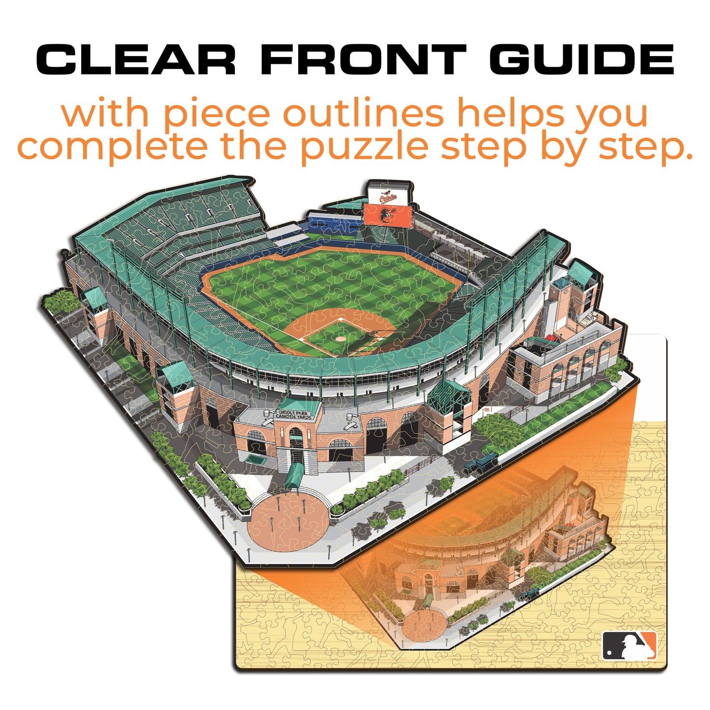 Baltimore Orioles™ Oriole Park Stadium - Wooden Puzzle