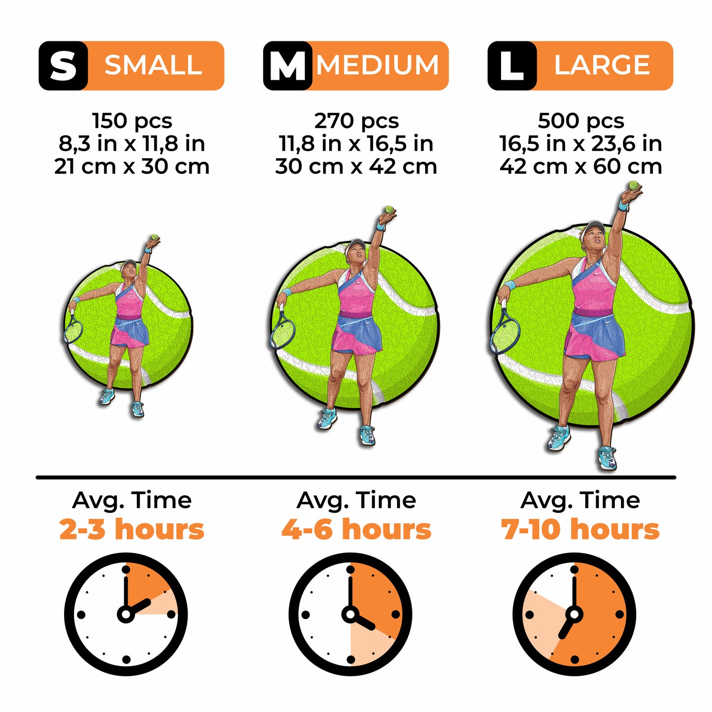 Naomi Osaka - Wooden Puzzle