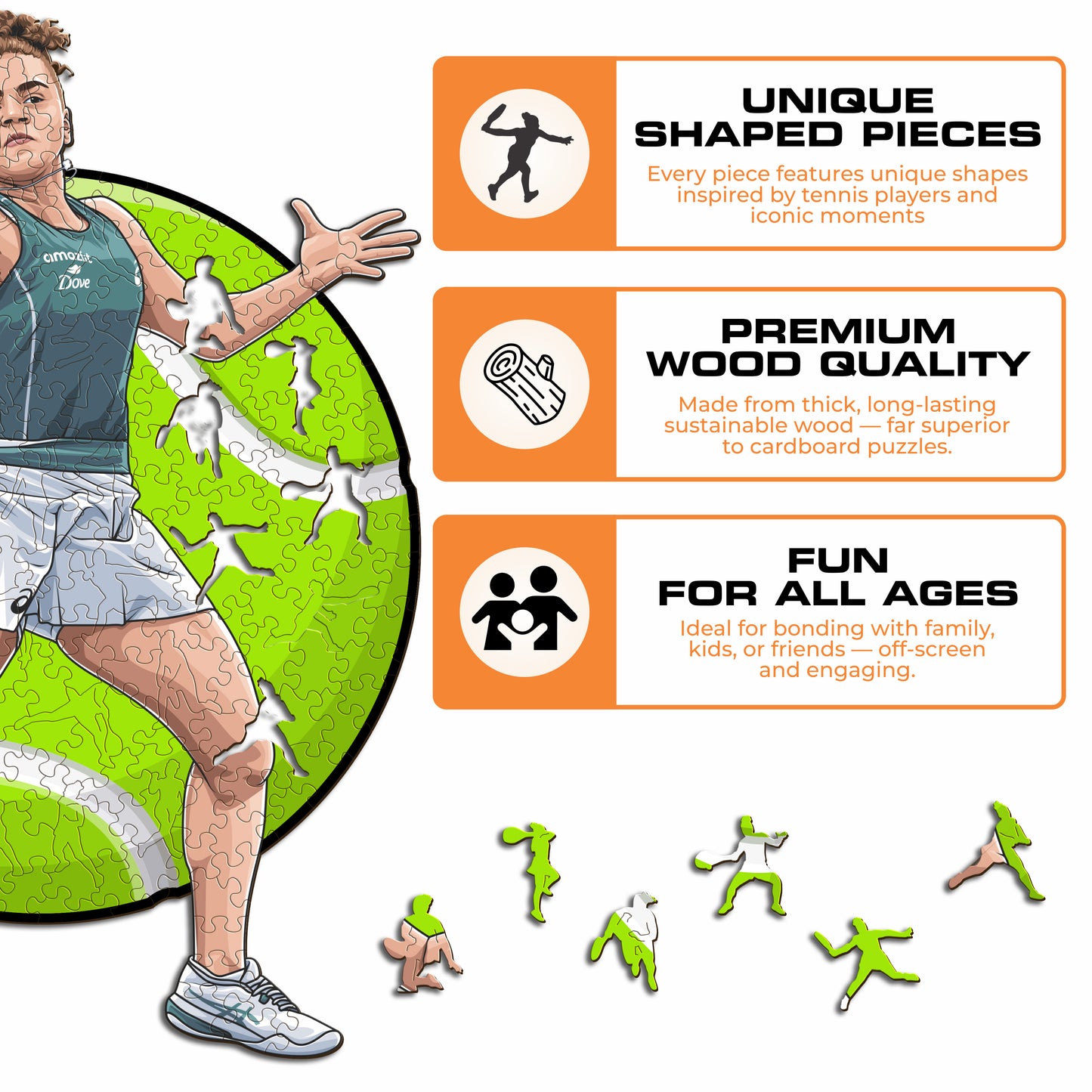 Jasmine Paolini - Wooden Puzzle