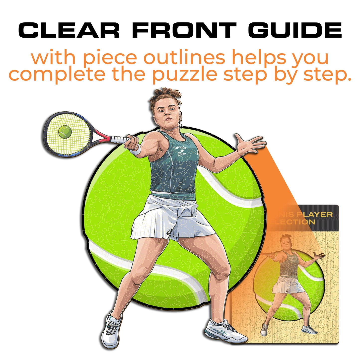 Jasmine Paolini - Wooden Puzzle