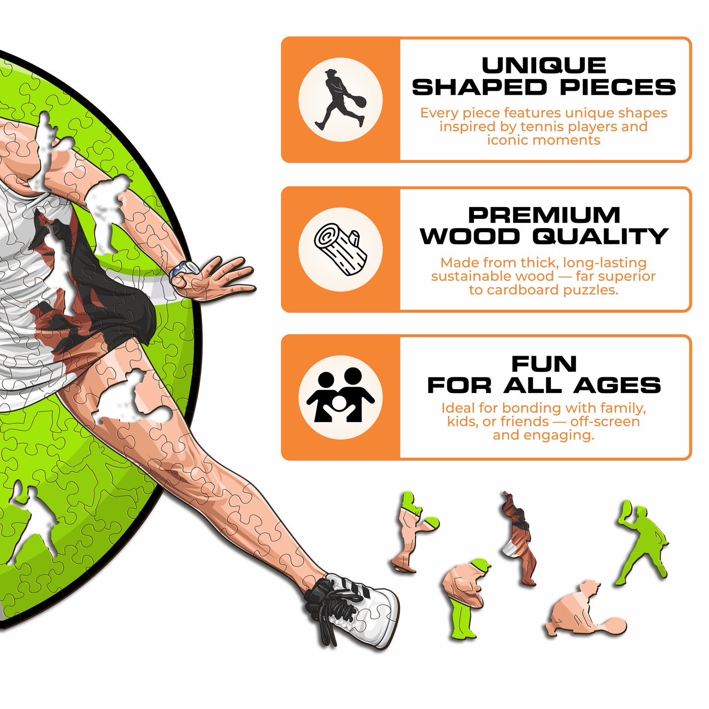 Jessica Pegula - Wooden Puzzle