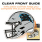 Capacete Carolina Panthers™ - Quebra-cabeça de madeira 