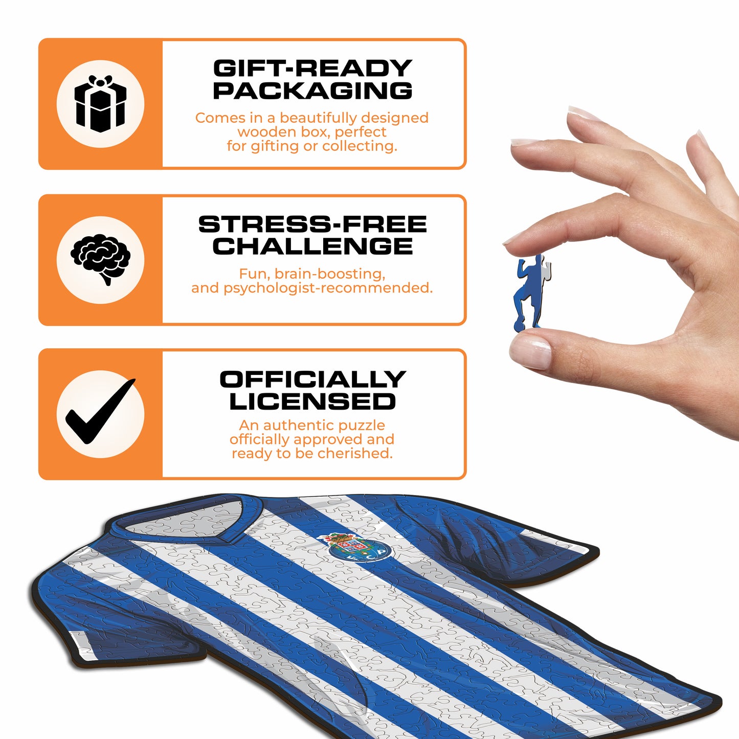 Camisola FC Porto® - Puzzle de Madeira 