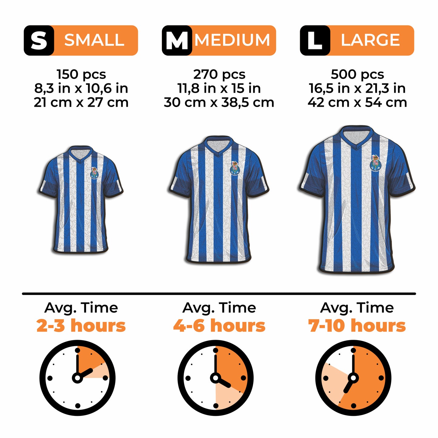 Camisola FC Porto® - Puzzle de Madeira 