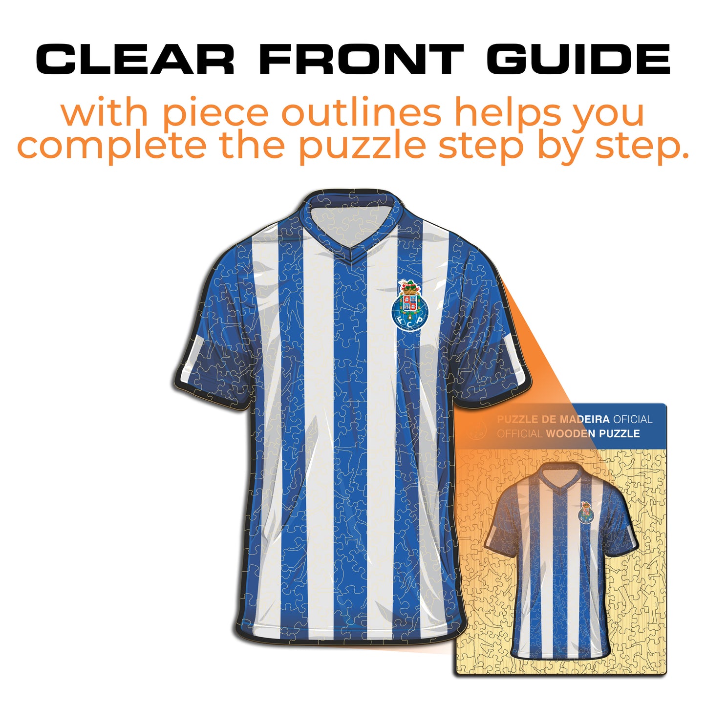 Camisola FC Porto® - Puzzle de Madeira 