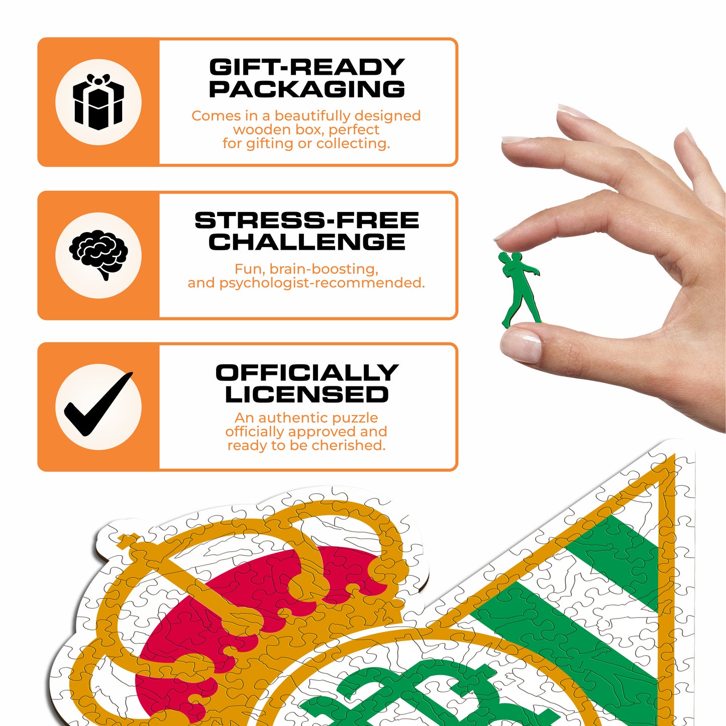 Real Betis® Logo - Wooden Puzzle