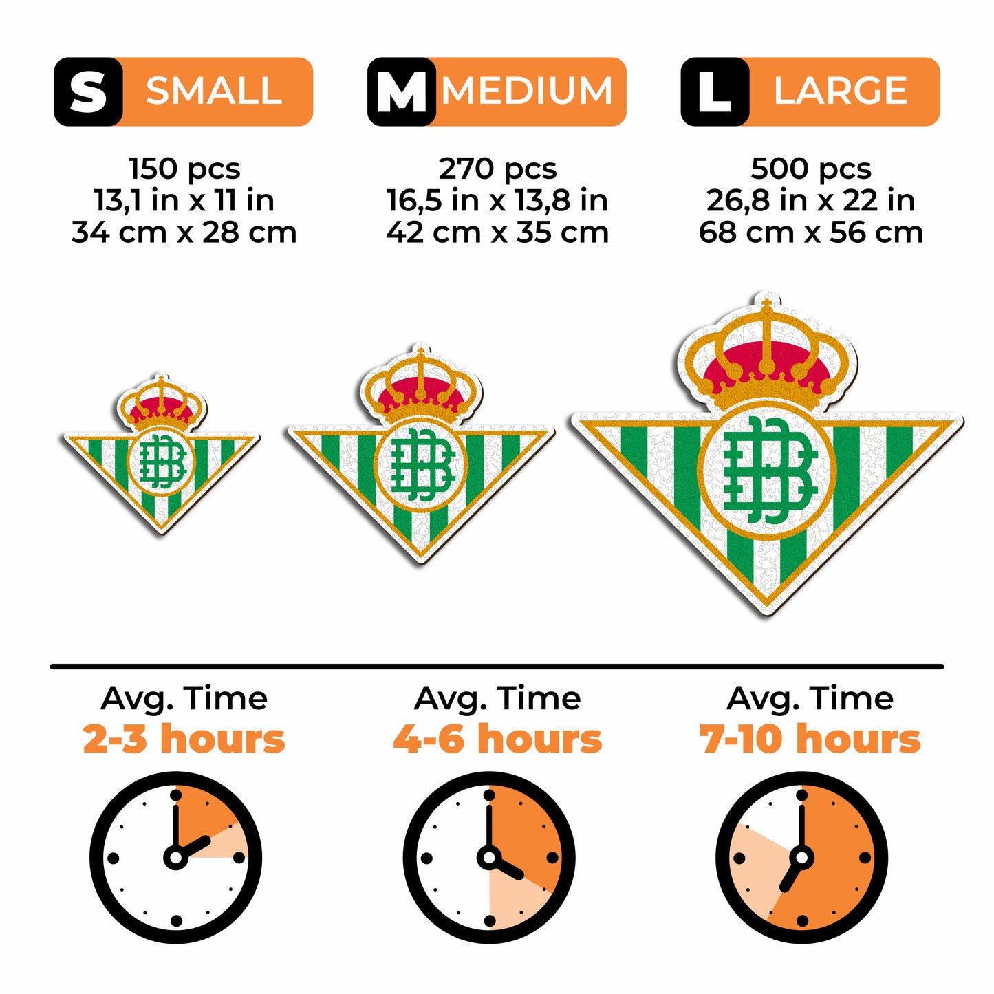 Real Betis® Logo - Wooden Puzzle