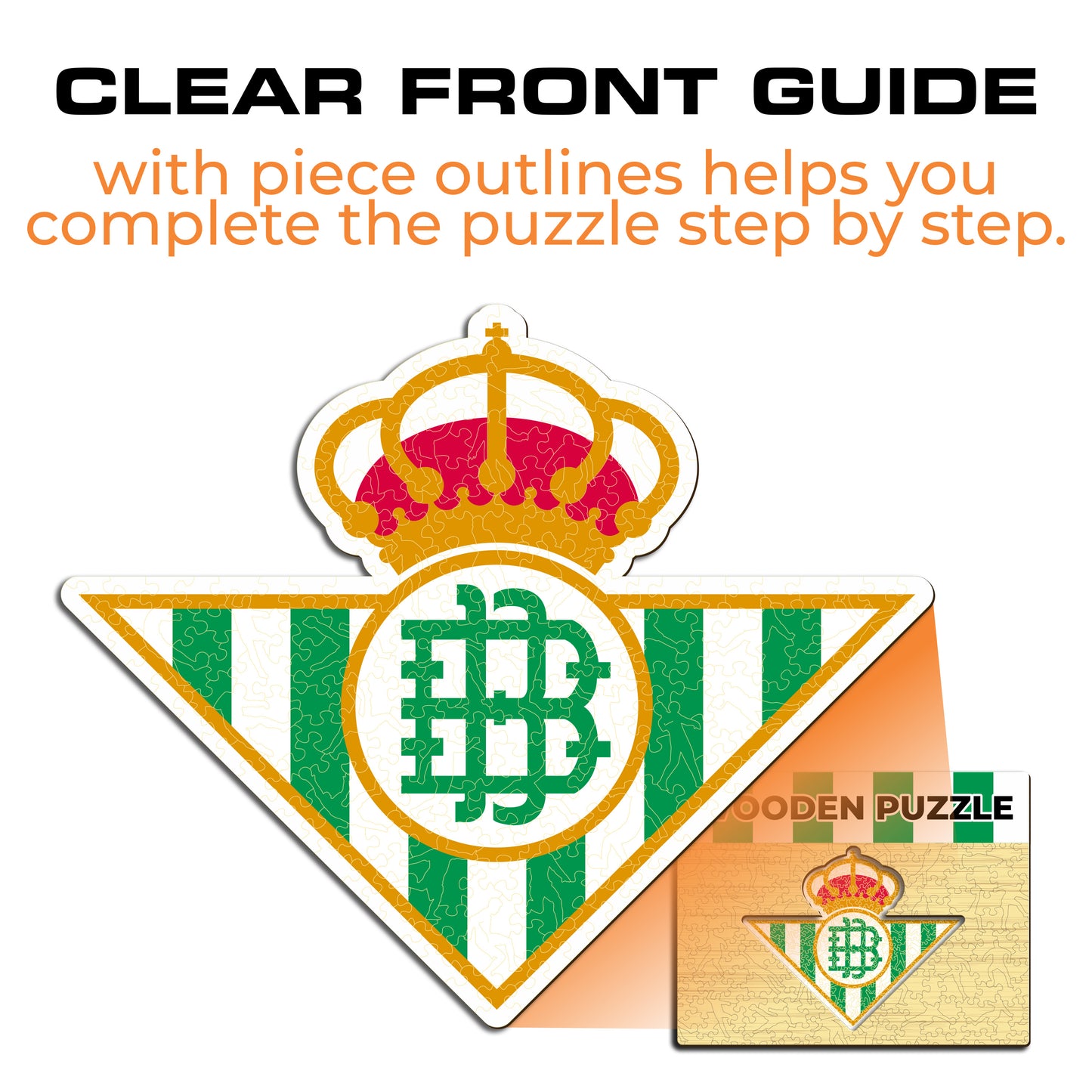 Real Betis® Logo - Wooden Puzzle