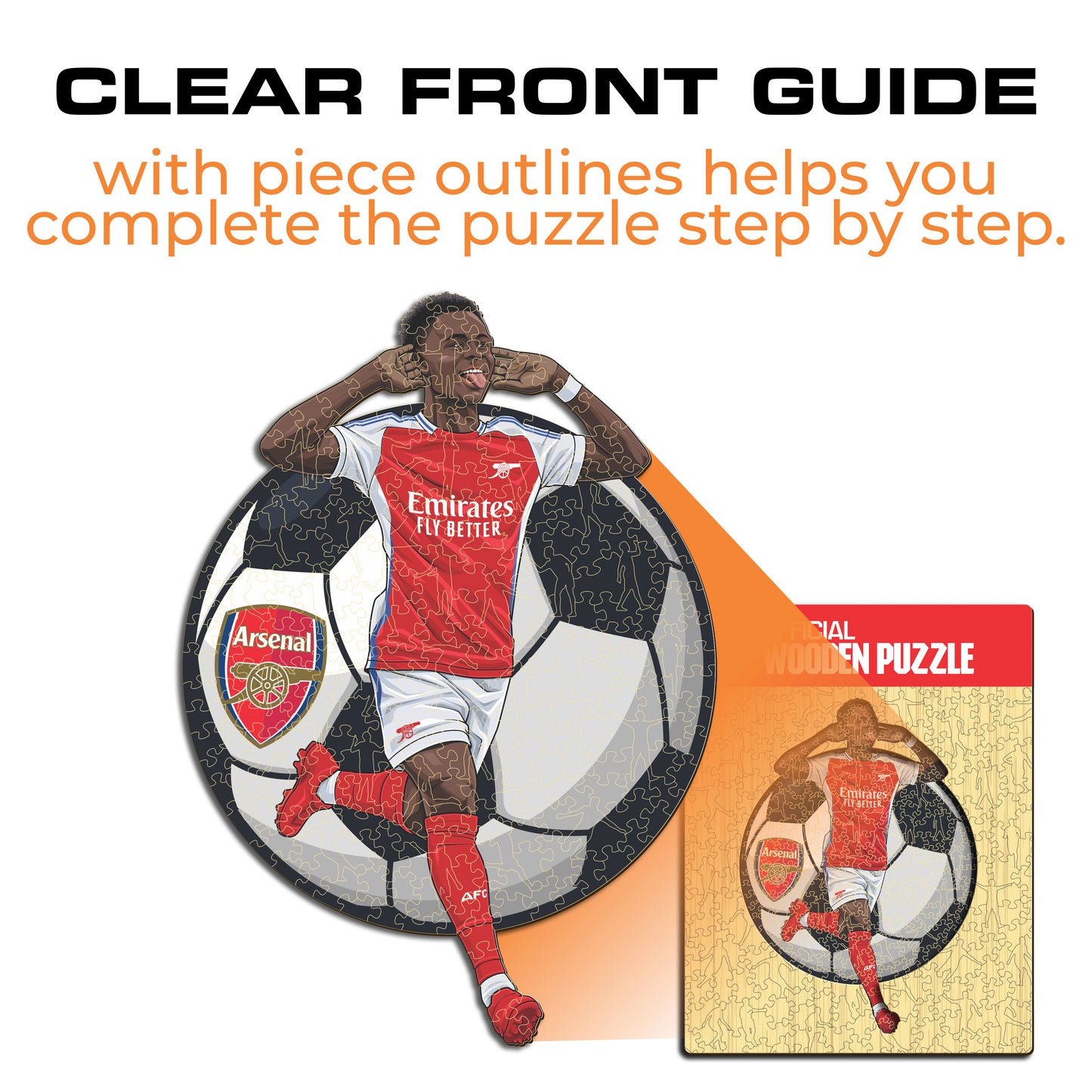 Bukayo Saka - Wooden Puzzle