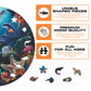 Animais Marinhos - Quebra-cabeça de Madeira
