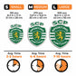 Logotipo do Sporting CP® - Quebra-cabeça de madeira 