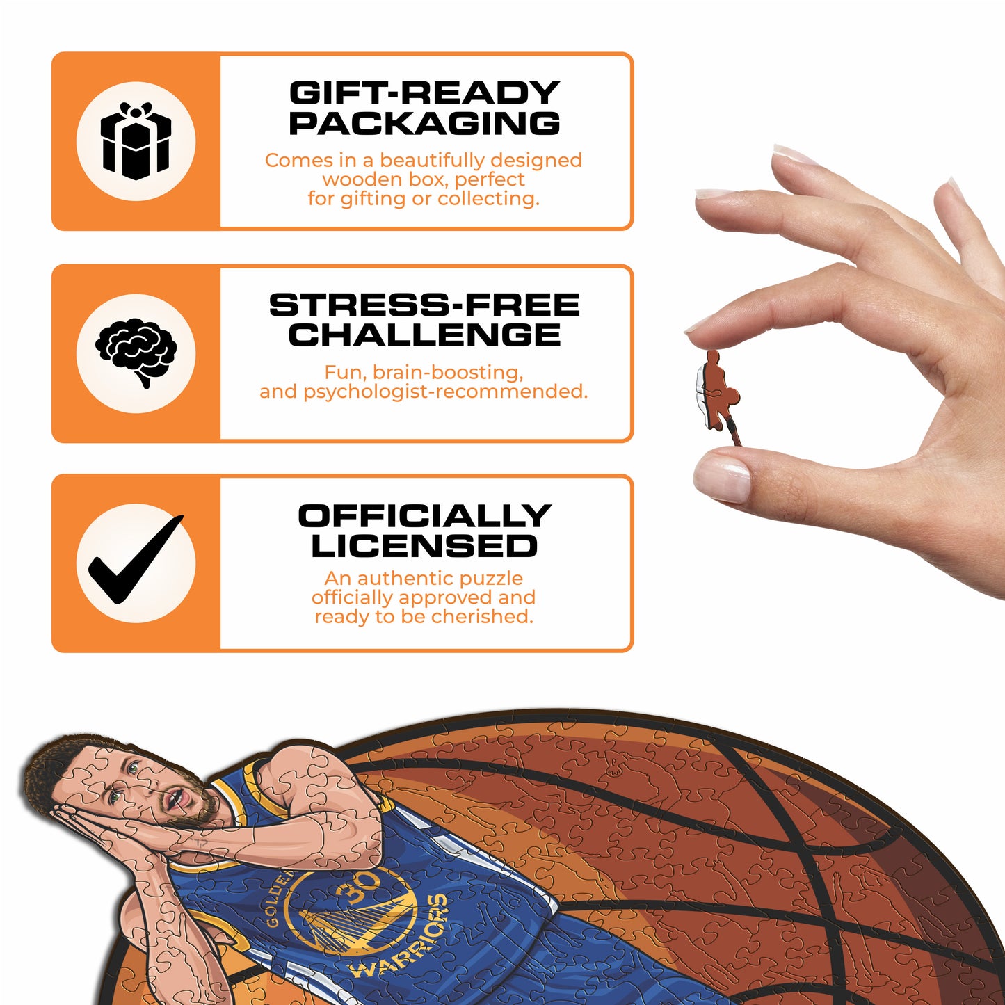 Stephen Curry - Wooden Puzzle