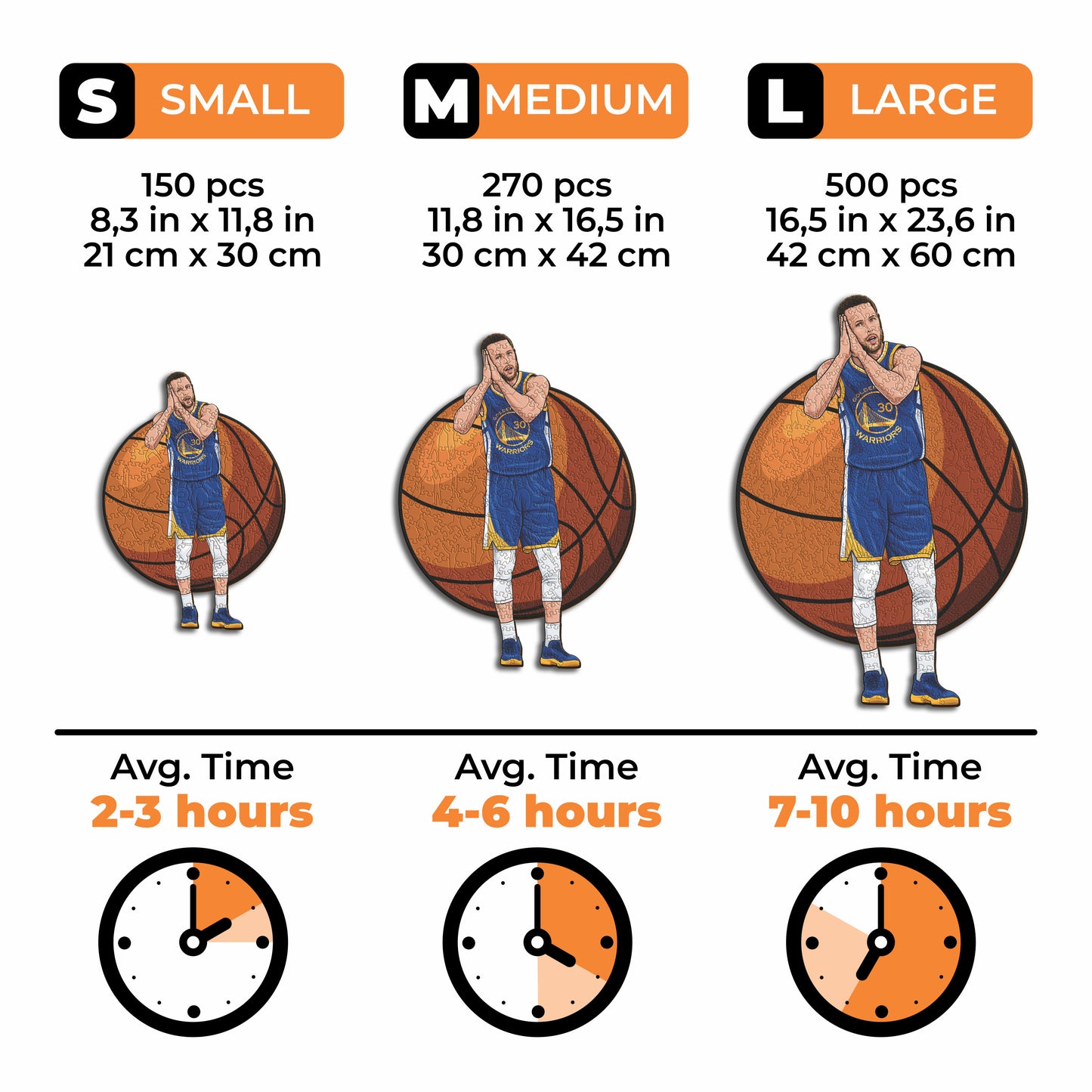 Stephen Curry - Wooden Puzzle