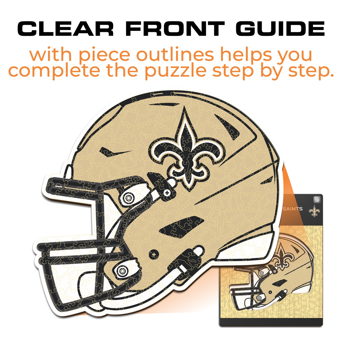Capacete New Orleans Saints™ - Quebra-cabeça de madeira