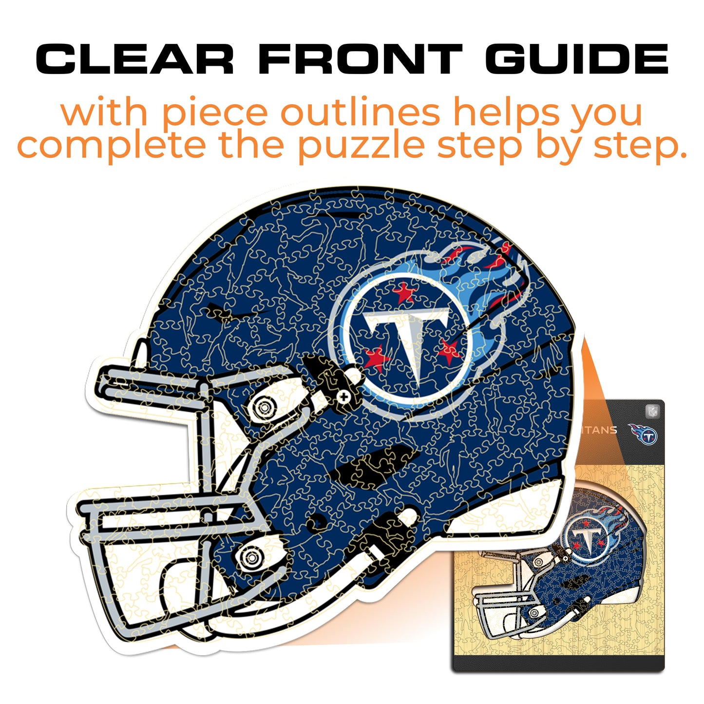 Tennessee Titans™ Helmet - Wooden Puzzle