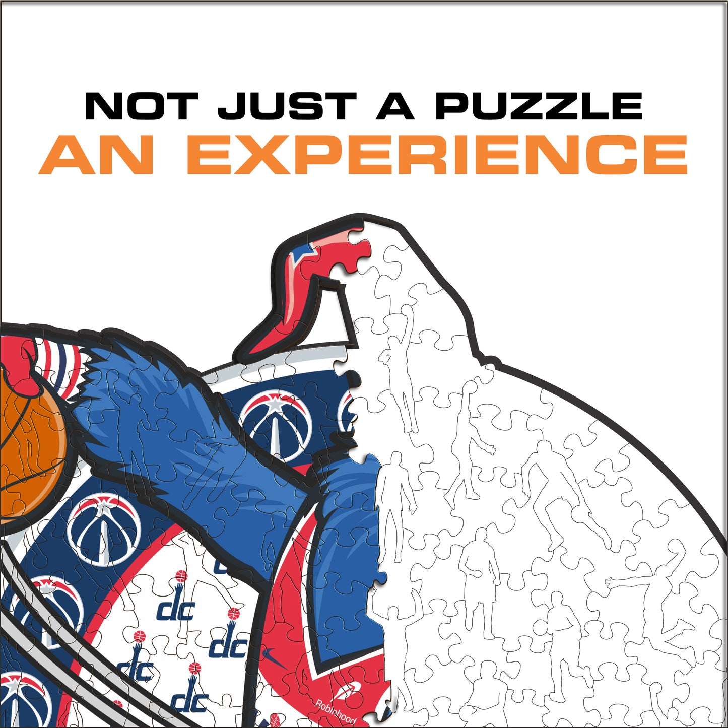 Washington Wizards™ Mascot - Wooden Puzzle