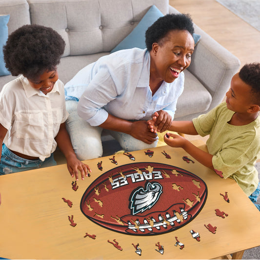 Philadelphia Eagles™ Football - Wooden Puzzle