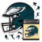 Philadelphia Eagles™ Helmet - Wooden Puzzle