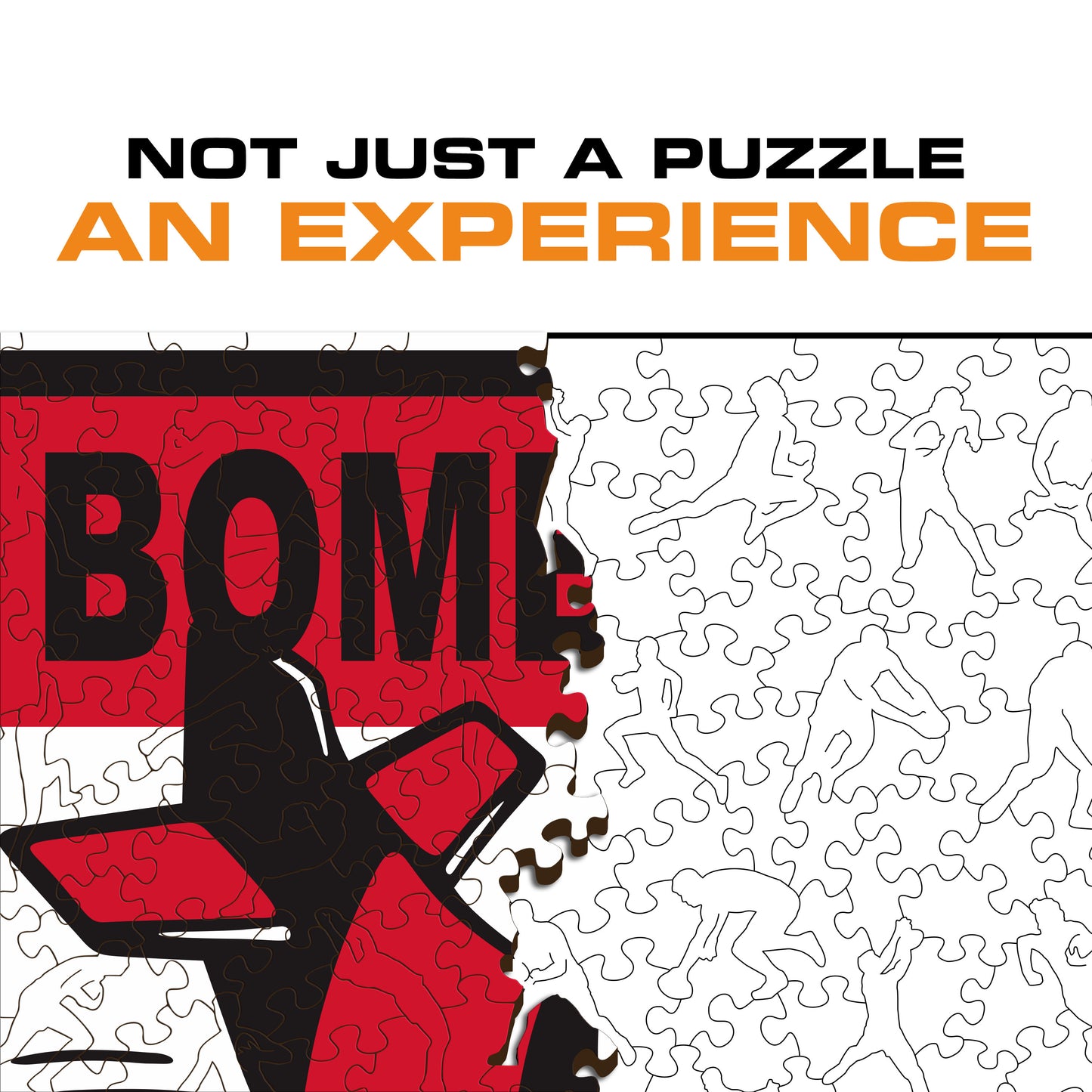 Essendon FC Retro Mascot - Wooden Puzzle