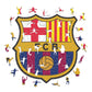 3 PACK FC 巴塞羅那® 徽標 + 佩德里 + 萊萬多夫斯基