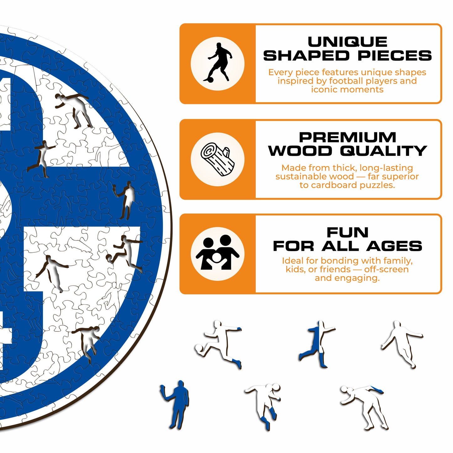 FC Schalke 04® Logo - Wooden Puzzle