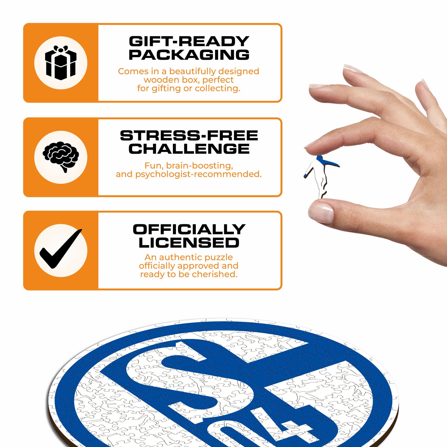 FC Schalke 04® Logo - Wooden Puzzle