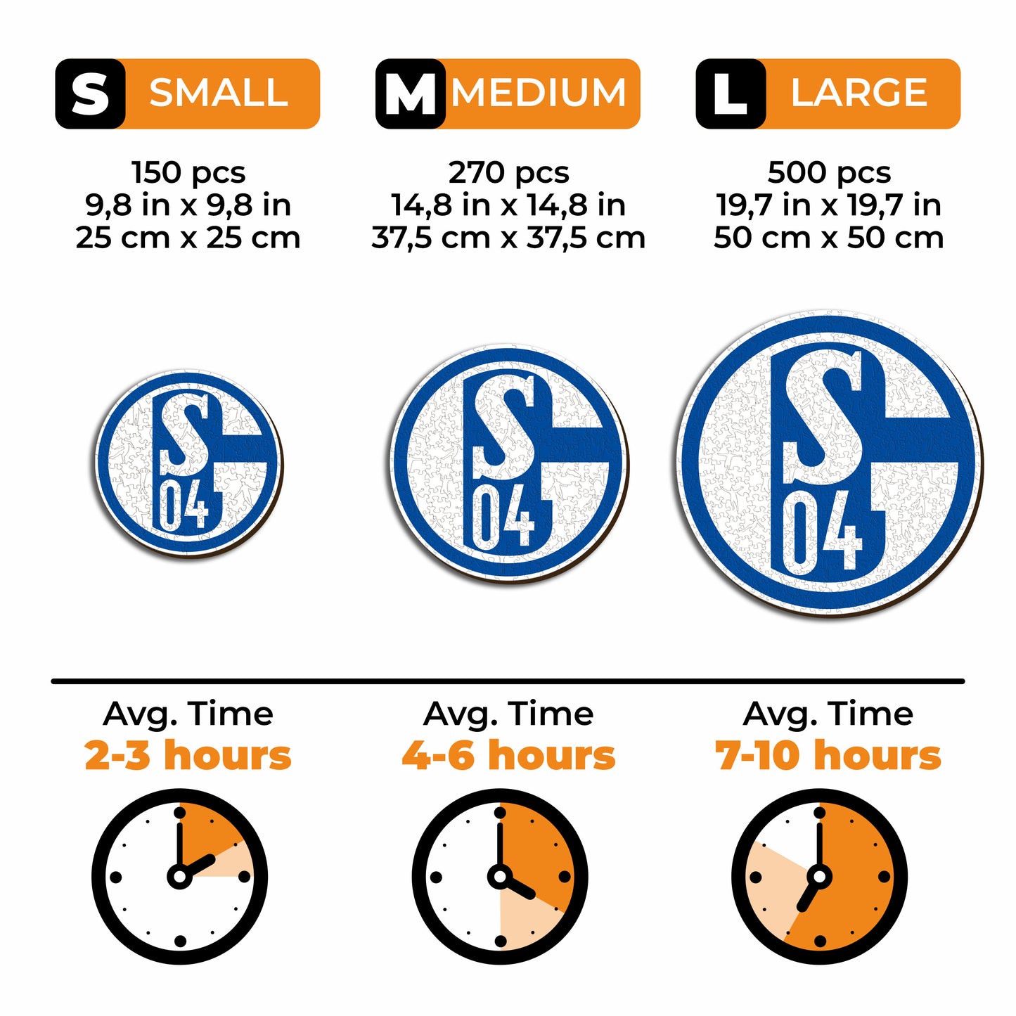 FC Schalke 04® Logo - Wooden Puzzle