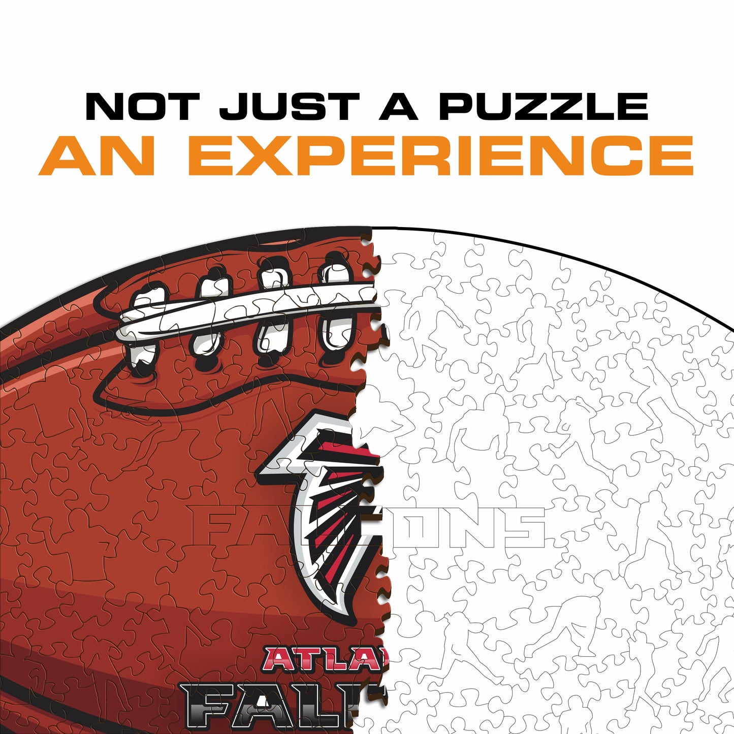 Atlanta Falcons™ Futebol Americano - Quebra-cabeça de Madeira 
