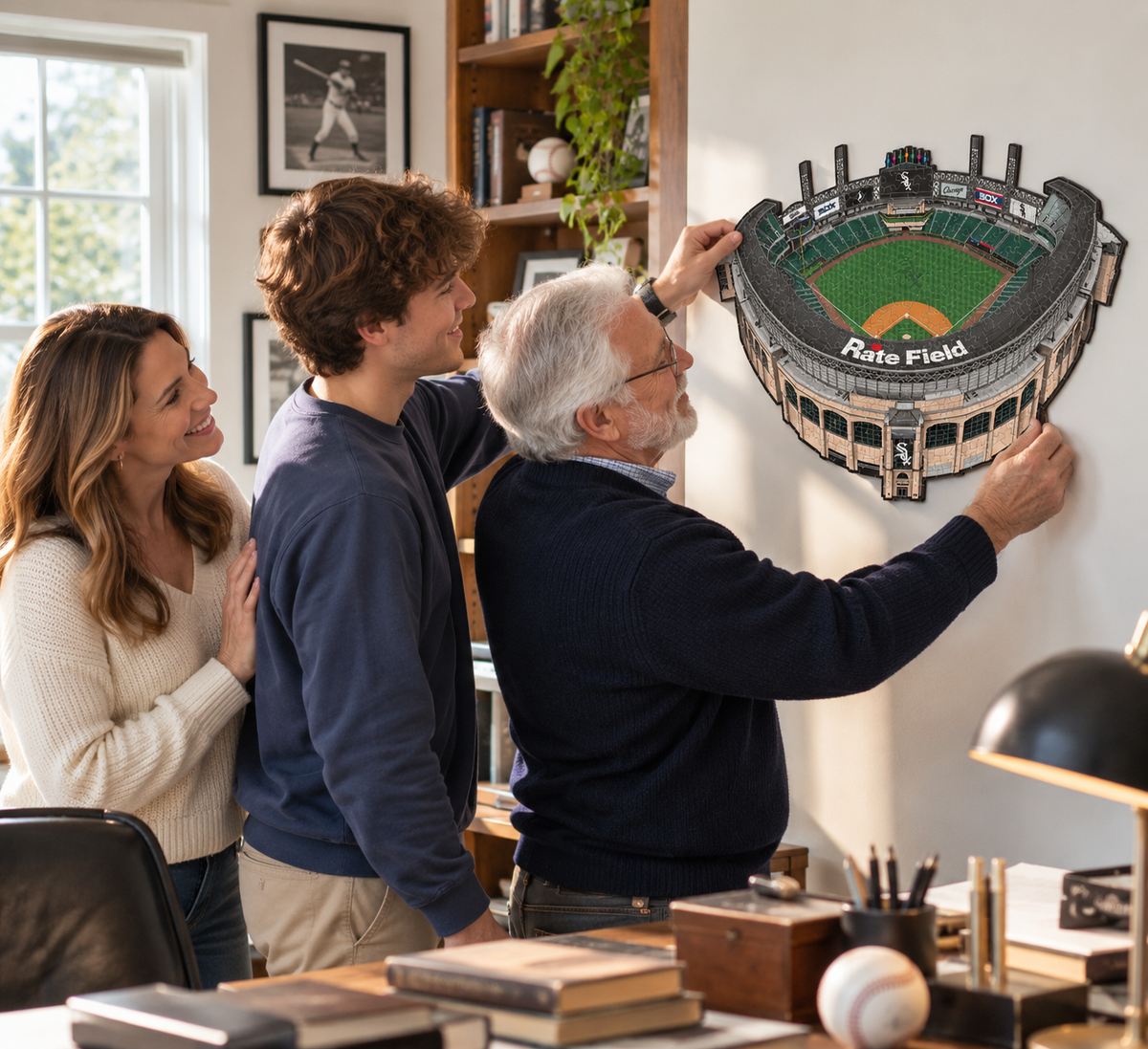 Chicago White Sox™ Rate Field Wooden Puzzle