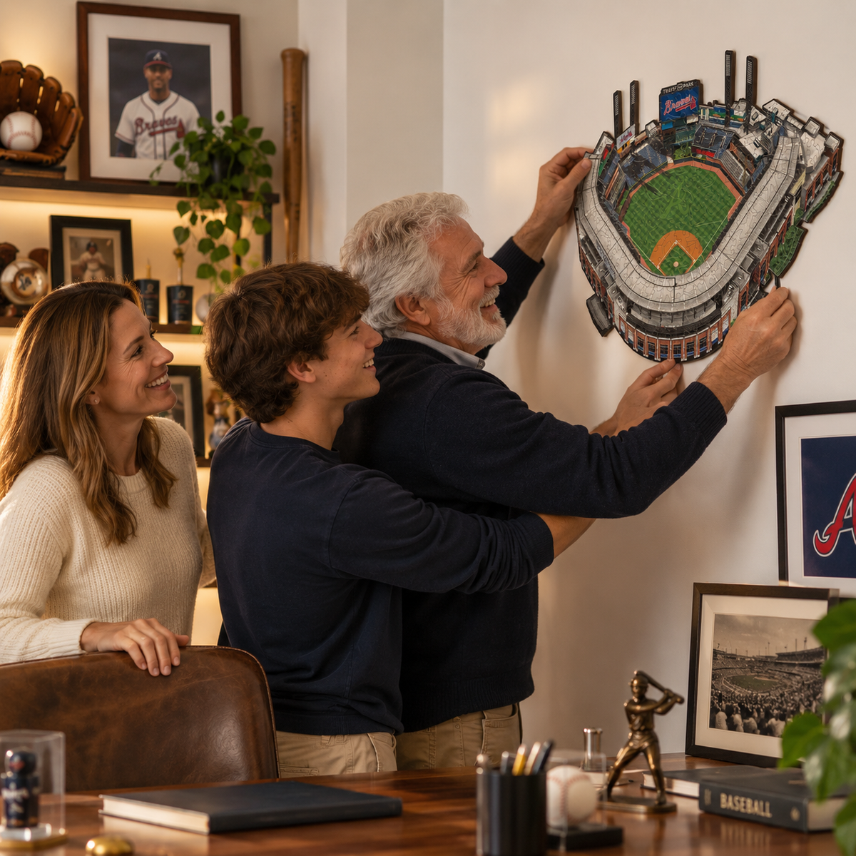 Atlanta Braves™ Truist Park Wooden Puzzle