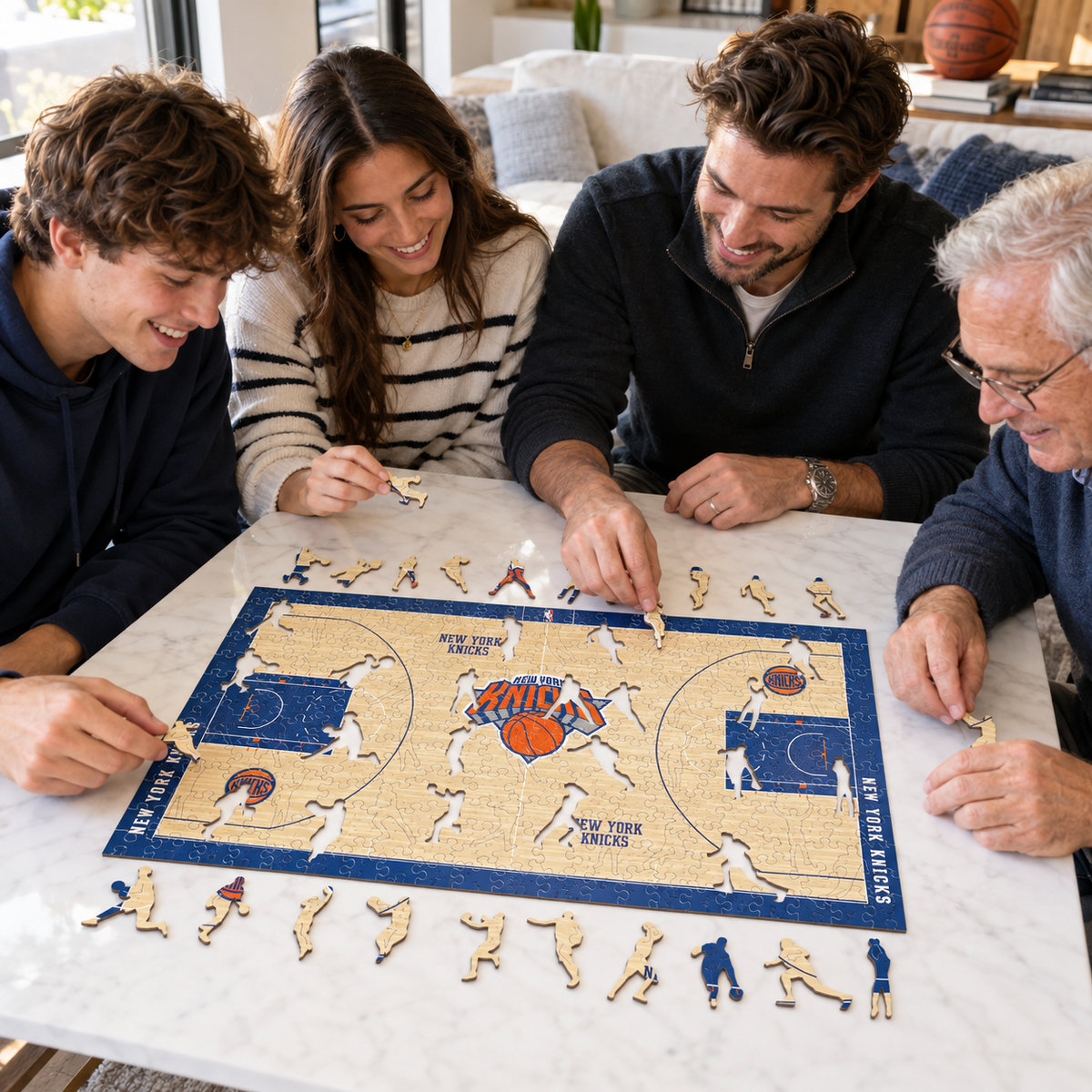New York Knicks™ Court Wooden Puzzle
