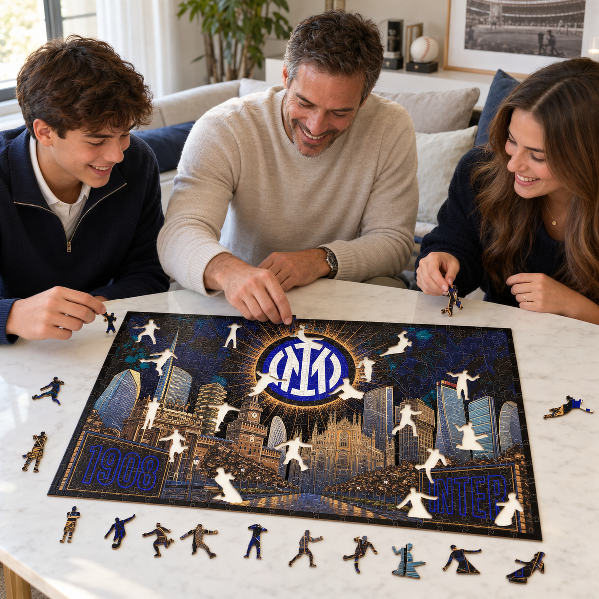 FC Inter® Skyline Wooden Puzzle
