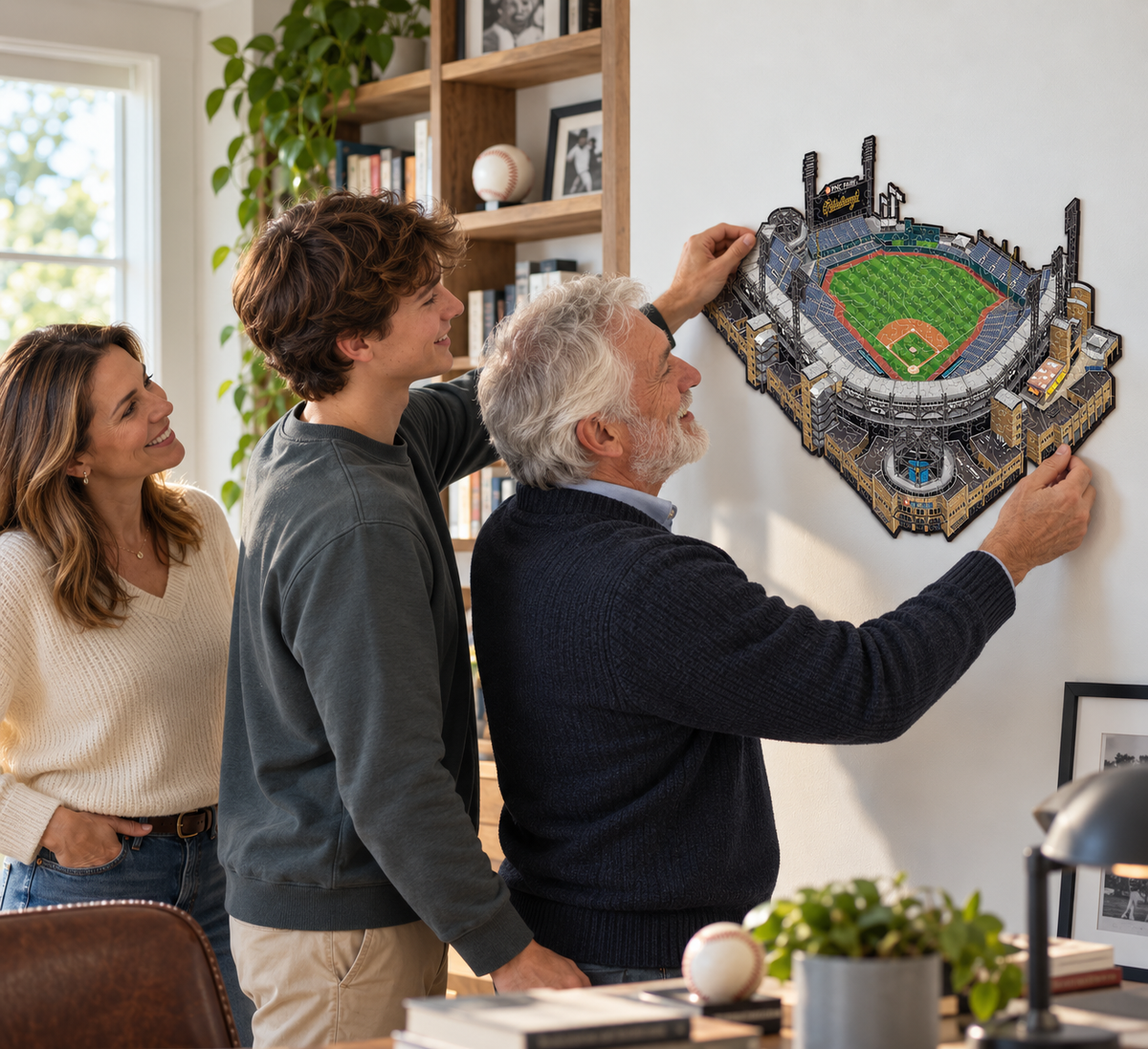 Pittsburgh Pirates™ - Quebra-cabeça de madeira 