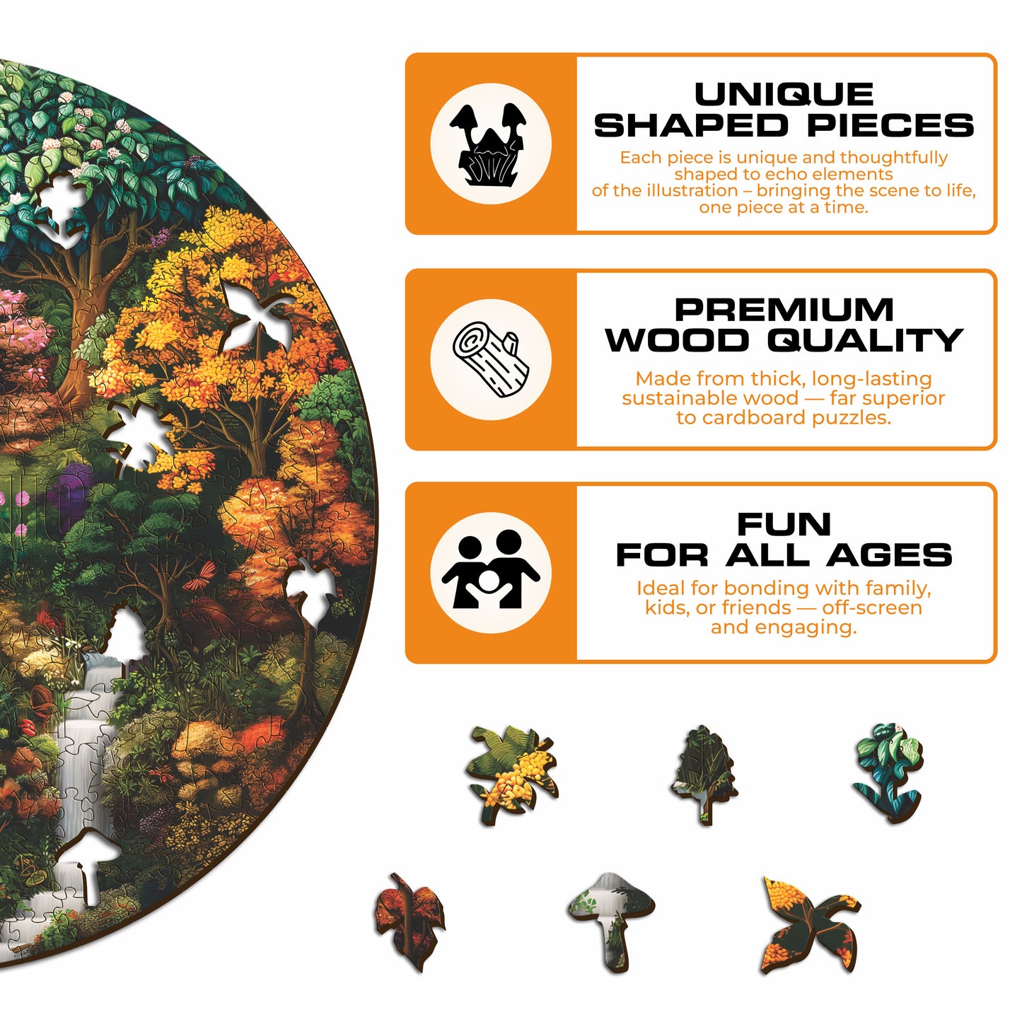 Mystical Source - Wooden Puzzle