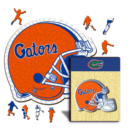 University of Florida Helmet - Wooden Puzzle