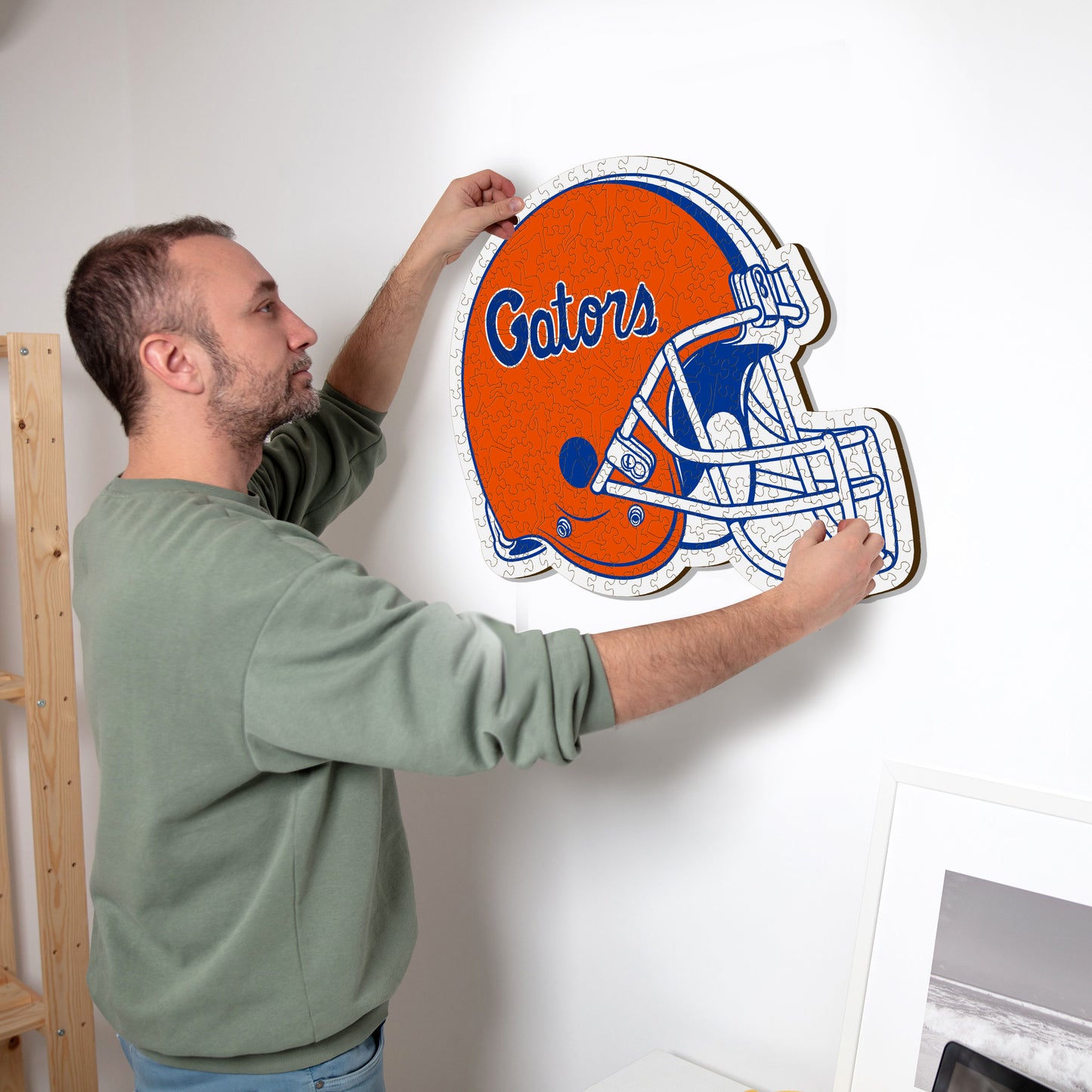 University of Florida Helmet - Wooden Puzzle
