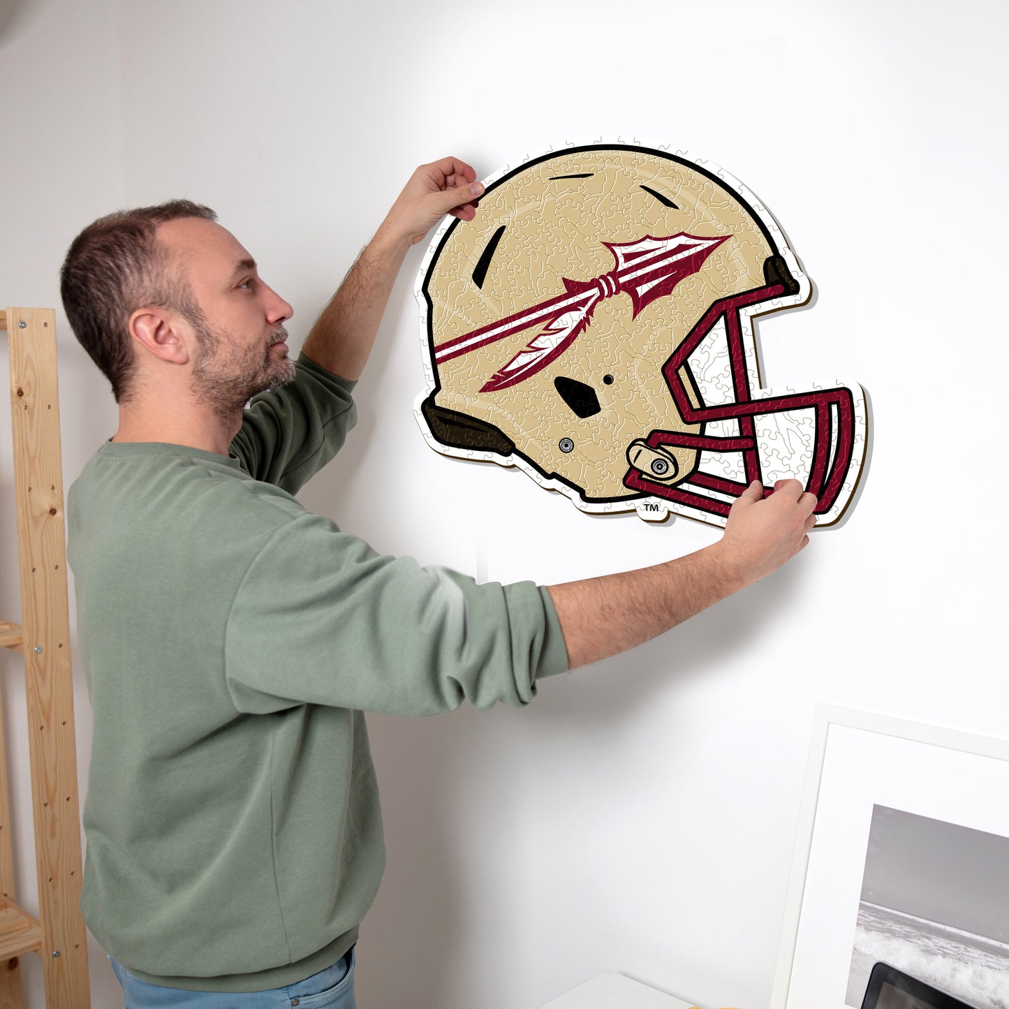 Florida State University Helmet - Wooden Puzzle