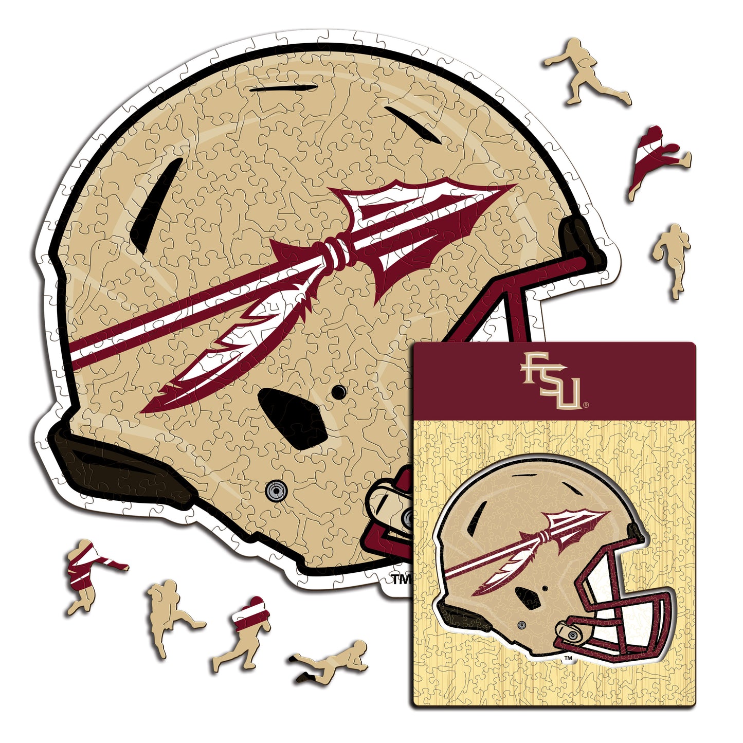 Florida State University Helmet - Wooden Puzzle