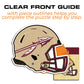 Florida State University Helmet - Wooden Puzzle