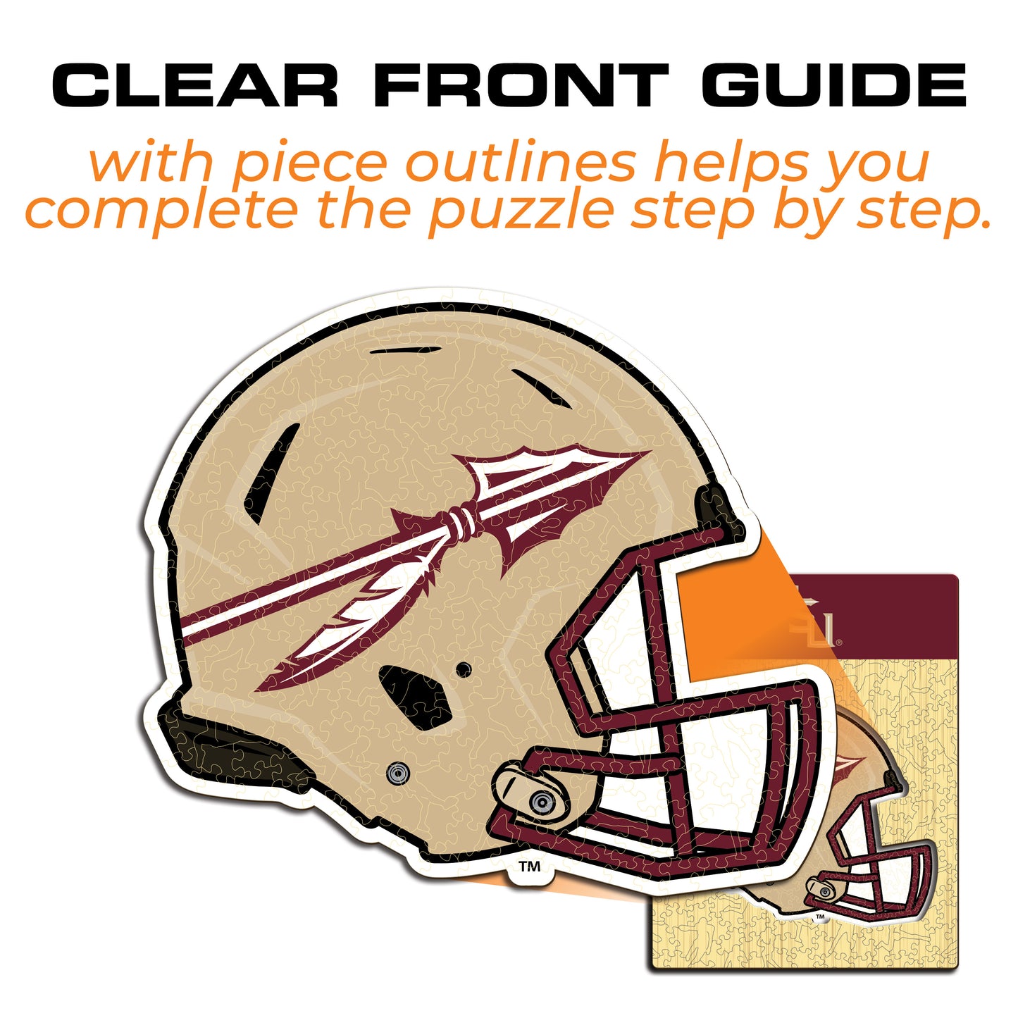 Florida State University Helmet - Wooden Puzzle