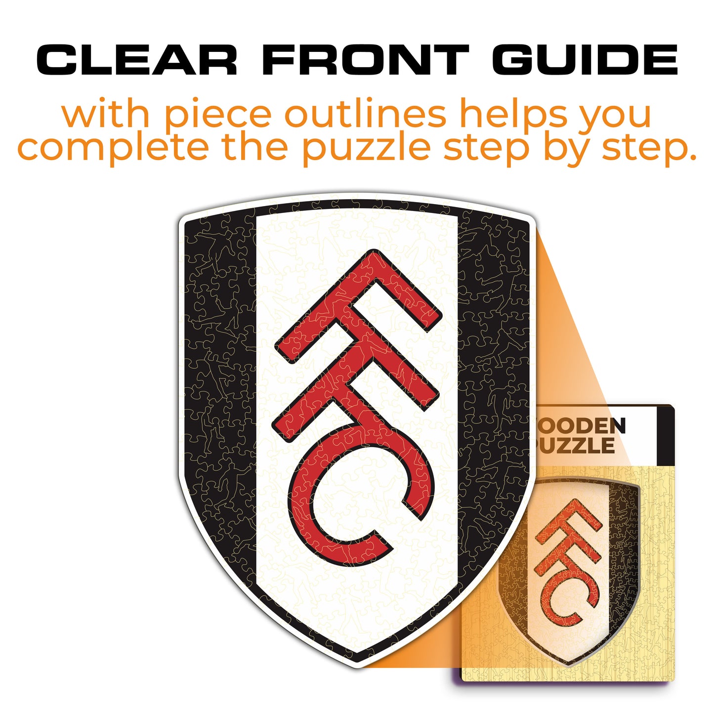 Fulham FC® Logo - Wooden Puzzle