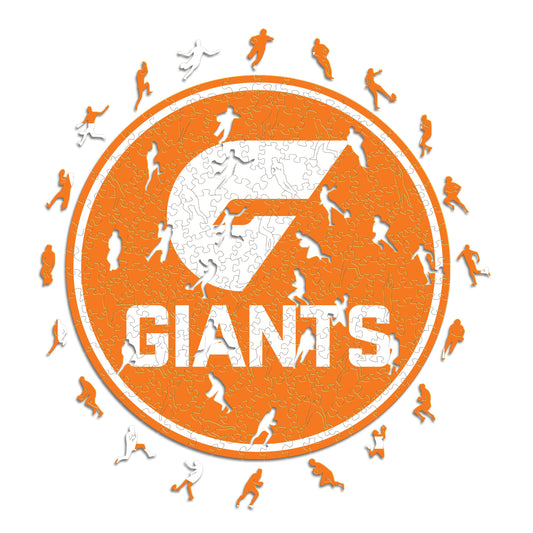 GWS Giants Logo - Wooden Puzzle