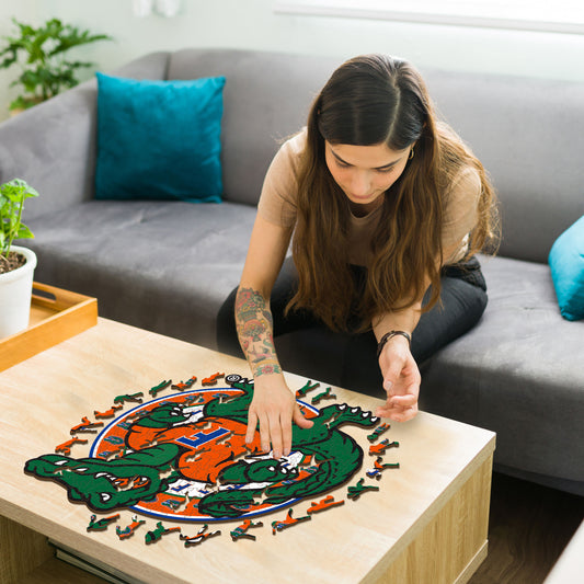 University of Florida Mascot - Wooden Puzzle