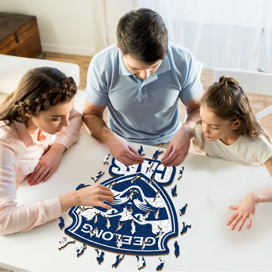 Geelong FC Logo - Wooden Puzzle