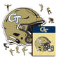 Georgia Tech Yellow Jackets Helmet Wooden Puzzle
