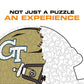 Georgia Tech Yellow Jackets Helmet Wooden Puzzle