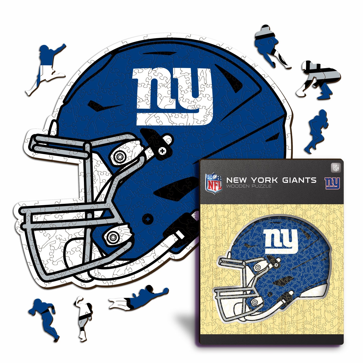 Capacete New York Giants™ - Quebra-cabeça de madeira