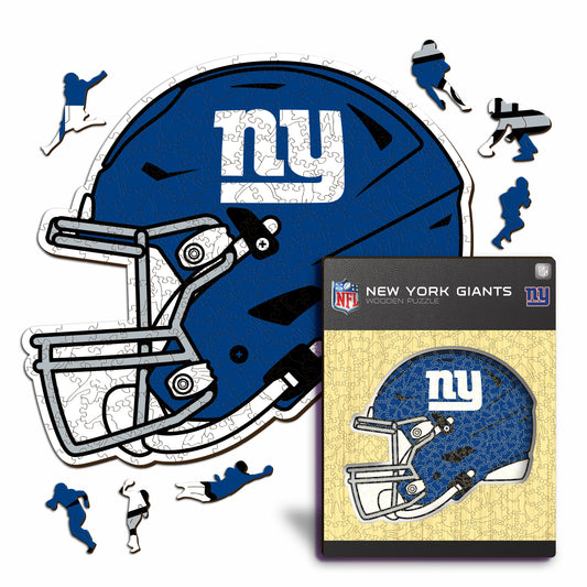 Capacete New York Giants™ - Quebra-cabeça de madeira