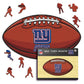 New York Giants™ Football - Wooden Puzzle